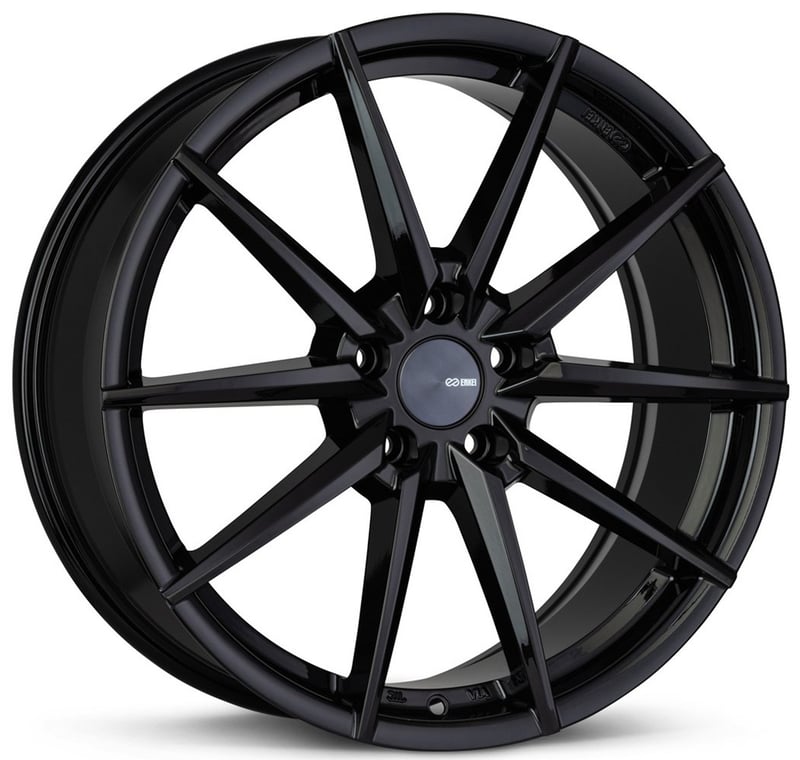 18x8 enkei hornet gloss black 5x4.5/114.3 45mm
