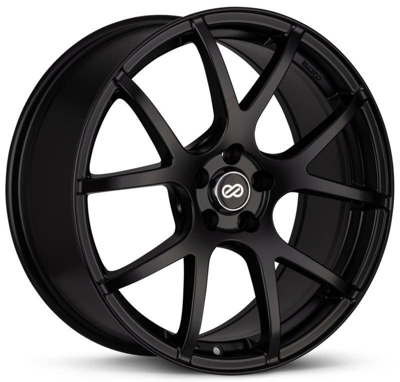 16x7 enkei m52 matte black 5x100 45mm