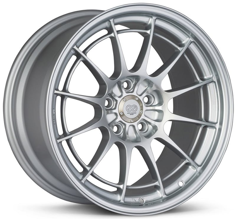 18x9.5 enkei nt03+m silver 5x4.5/114.3 40mm