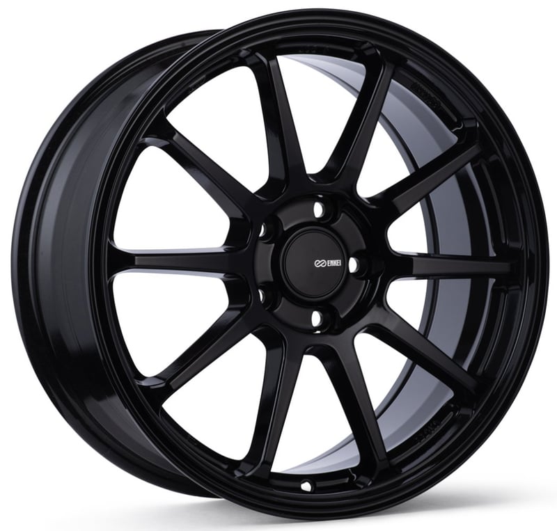 19x8 enkei px-10 gloss black 5x4.5/114.3 45mm