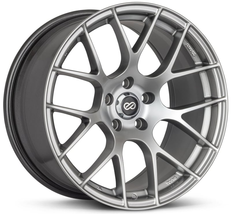 19x9.5 enkei raijin hyper silver 5x120 35mm