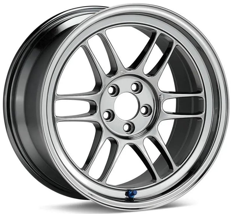 18x10.5 enkei rpf1 black chrome (no cap) 5x4.5/114.3 15mm