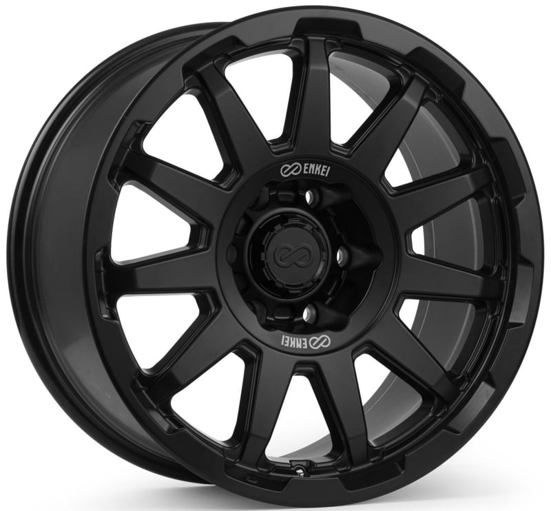 18x9 enkei trail cross matte black 6x5.5/139.7 20mm