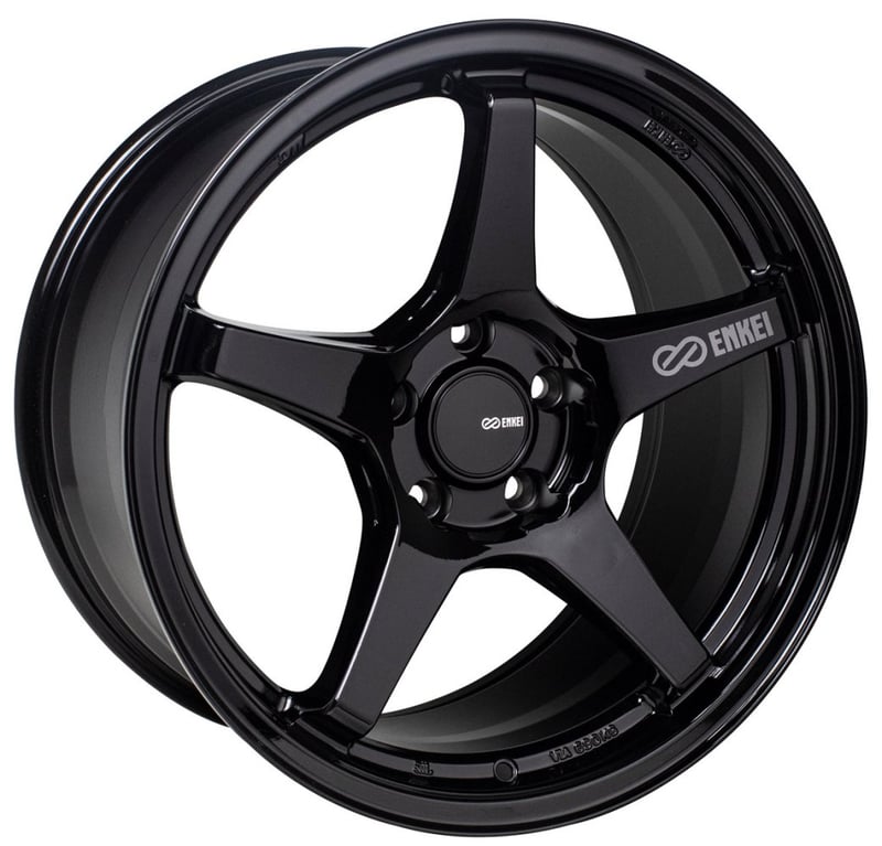 18x9.5 enkei ts-5 gloss black 5x120 45mm