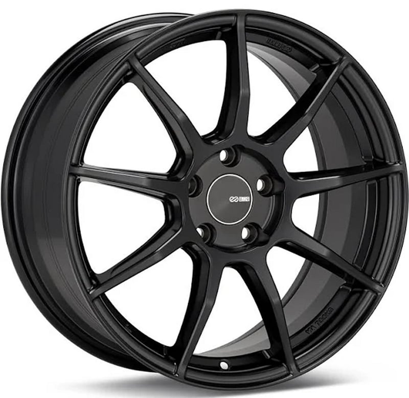 18x8 enkei ts9 matte black 5x4.5/114.3 50mm