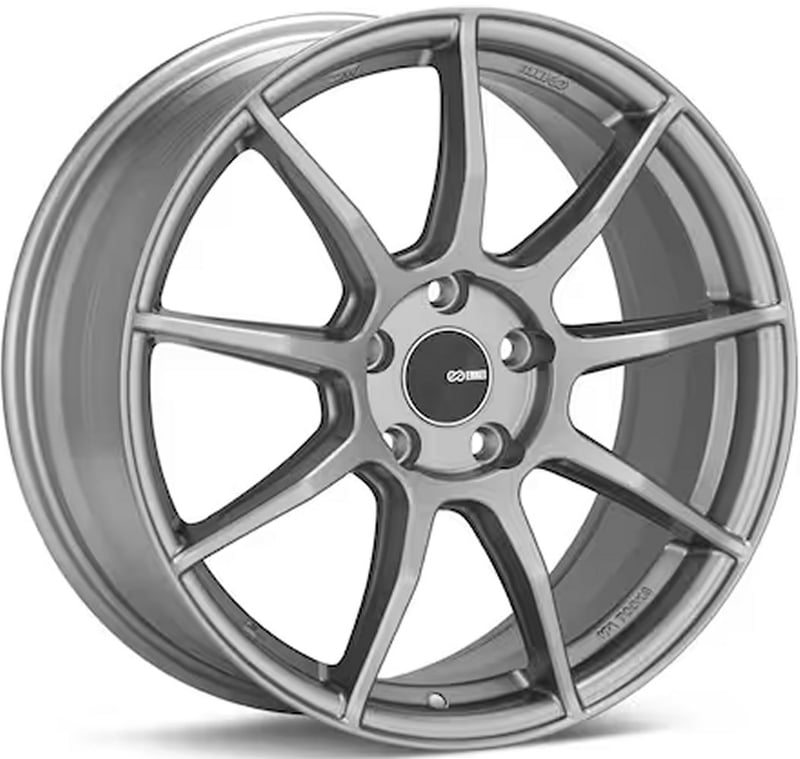 18x8 enkei ts9 platinum gray 5x112 45mm