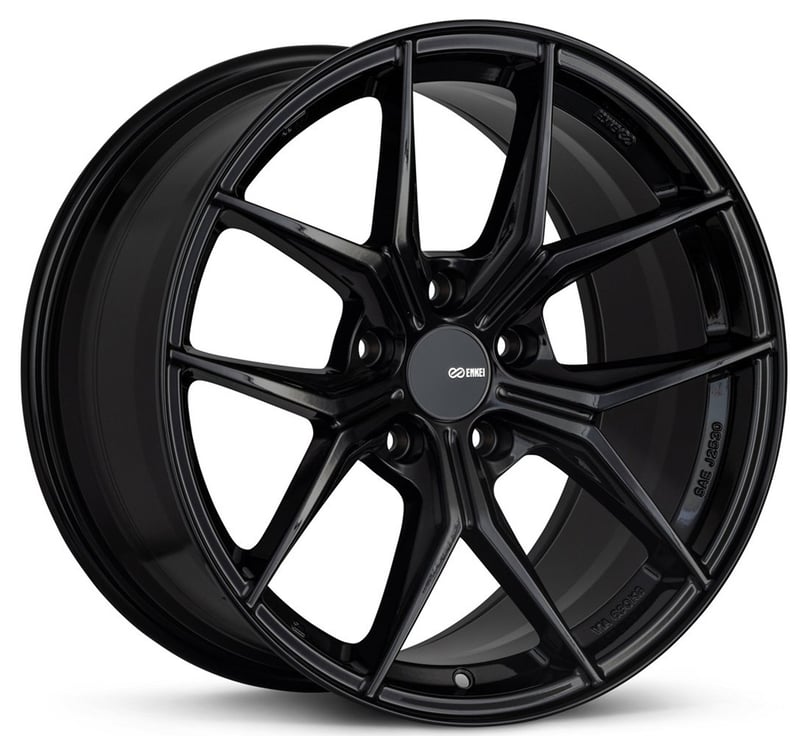 18x8.5 enkei tsr-x gloss black 5x4.5/114.3 38mm