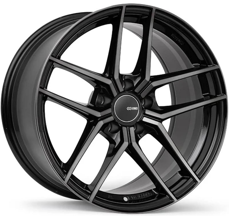 19x8.5 enkei ty-5 pearl black 5x112 42mm