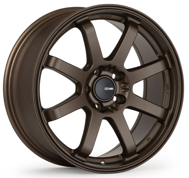 17x9 enkei vanquish matte bronze 5x4.5/114.3 40mm