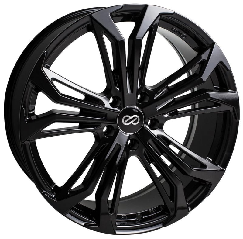 18x8 enkei vortex5 gloss black 5x110 40mm