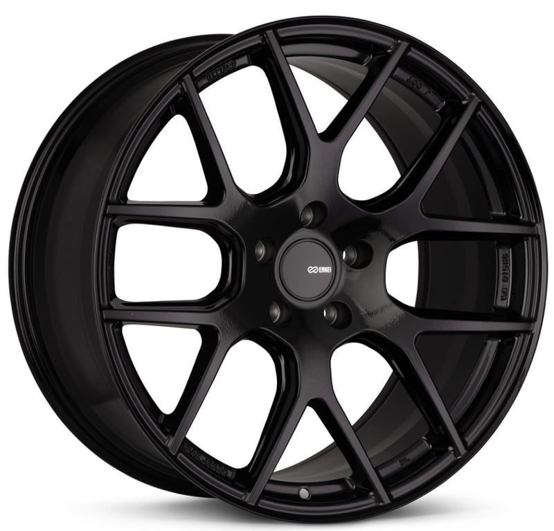 17x7.5 enkei xm-6 gloss black 5x4.5/114.3 40mm