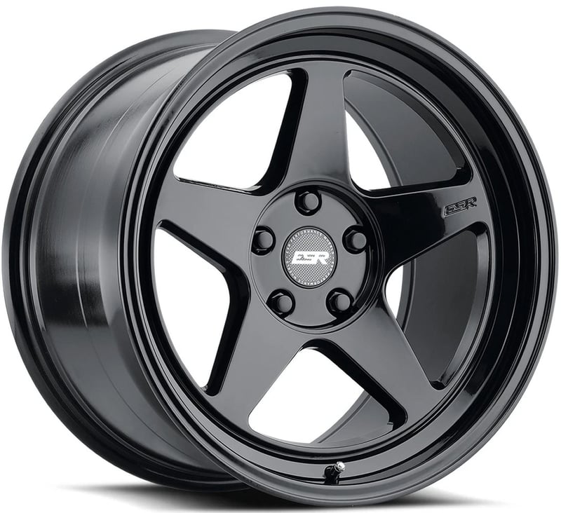 18x9.5 esr cr5 gloss black 5x120 22mm (custom)