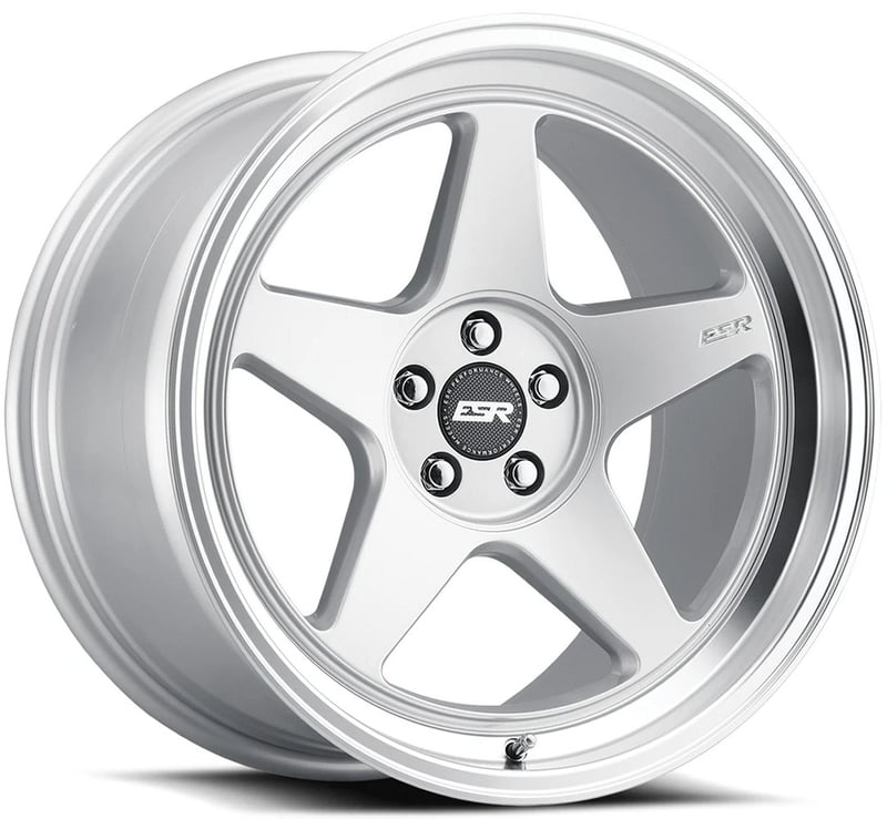 18x9.5 esr cr5 hyper silver 5x112 35mm