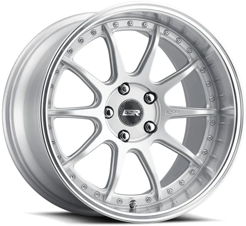 19x8.5 esr cs12 hyper silver 5x115 30mm (custom)