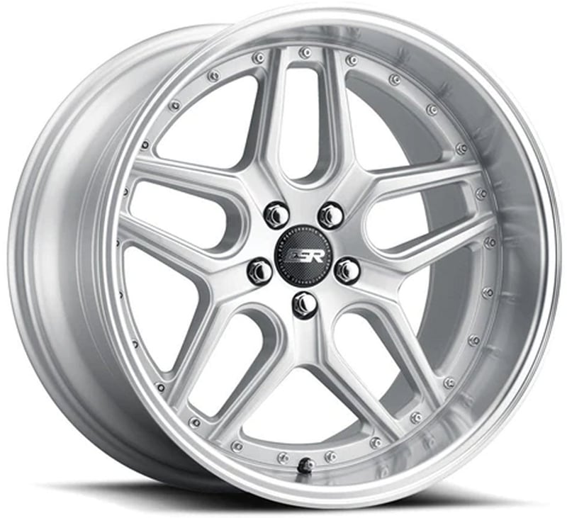 18x8.5 esr cs15 hyper silver 5x4.25/108 30mm (custom)