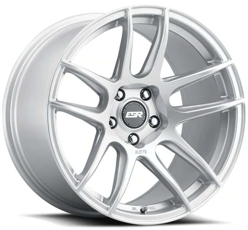 19x8.5 esr cs8 hyper silver 5x120 30mm