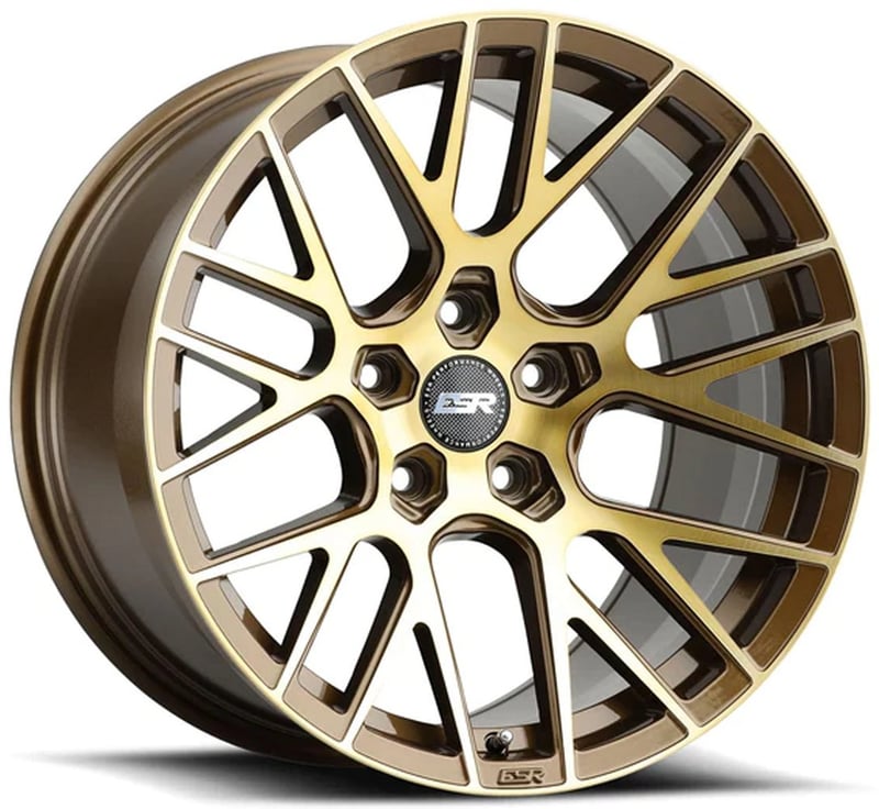 18x9.5 esr rf11 brushed bronze 5x100 35mm (rotary forged)