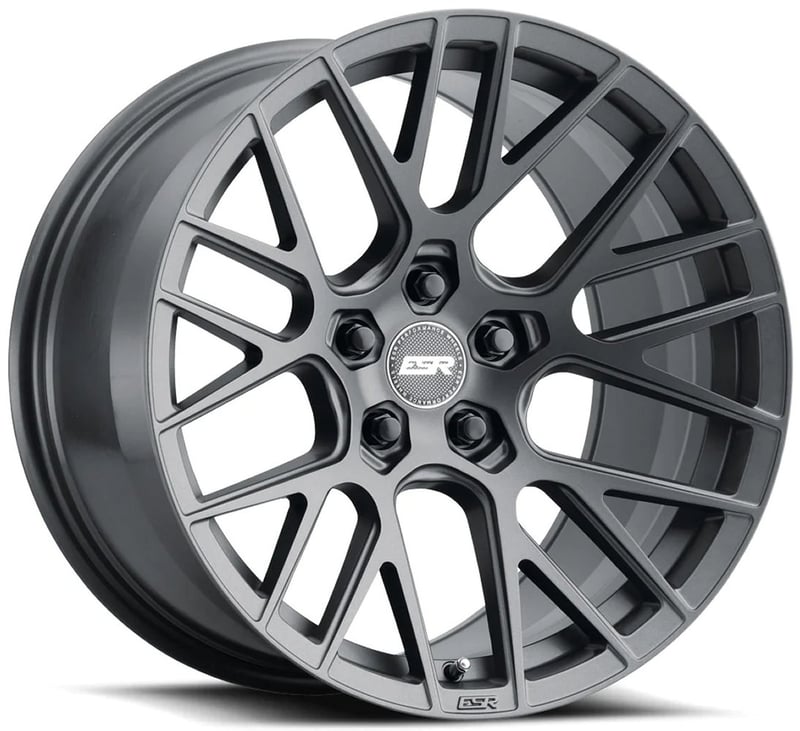 18x10.5 esr rf11 matte graphite (rotary forged) 5x120 22mm