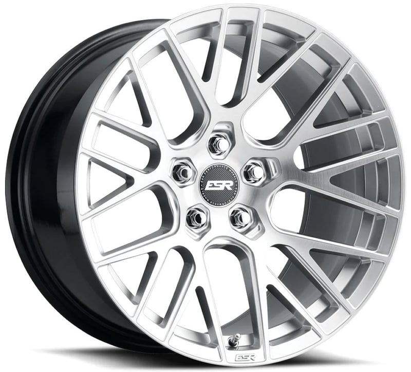 18x9.5 esr rf11 hyper silver 5x112 22mm (rotary forged) (custom)