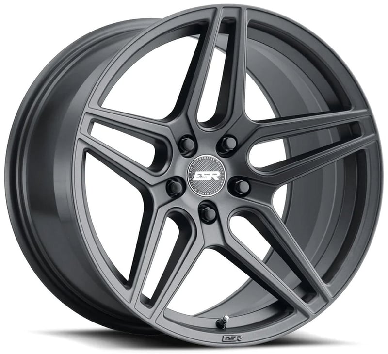 18x10.5 esr rf15 matte graphite 5x115 22mm (rotary forged) (custom)