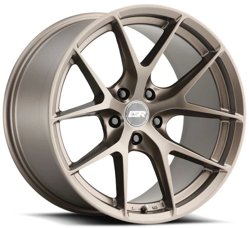 18x8.5 esr rf2 matte bronze (rotary forged) 5x112 30mm