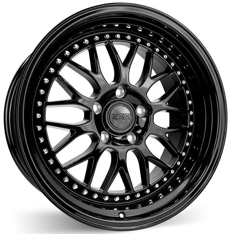 18x10.5 esr sr01 gloss black 5x4.75/120.7 22mm (custom)