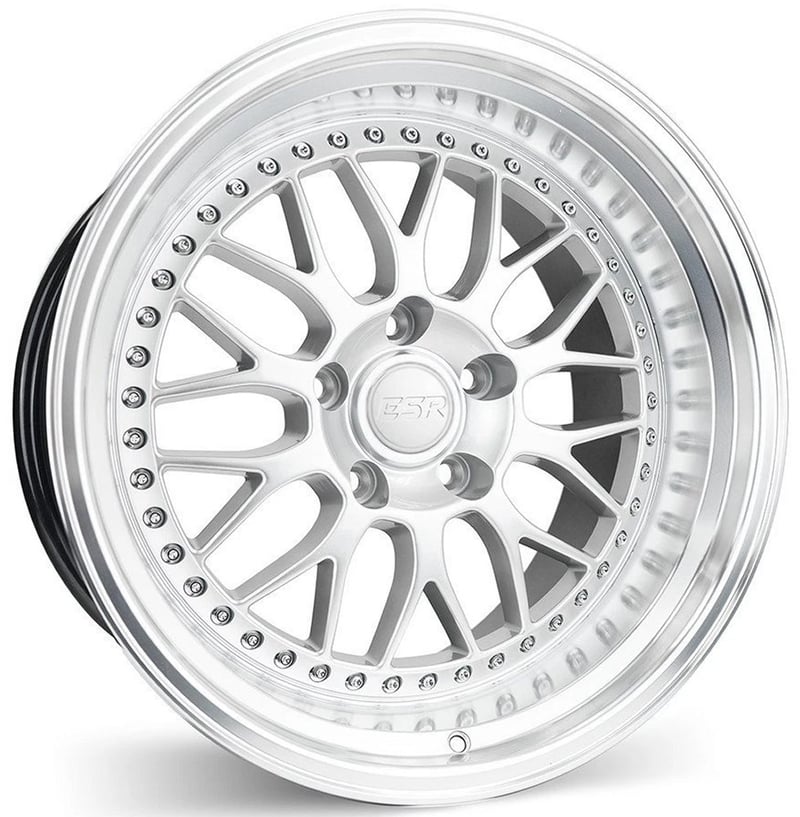 18x10.5 esr sr01 hyper silver 5x100 22mm