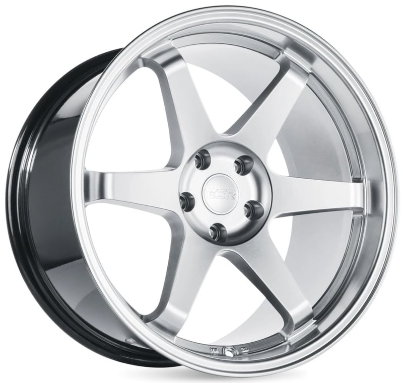 19x8.5 esr sr07 hyper silver 5x110 30mm (custom)