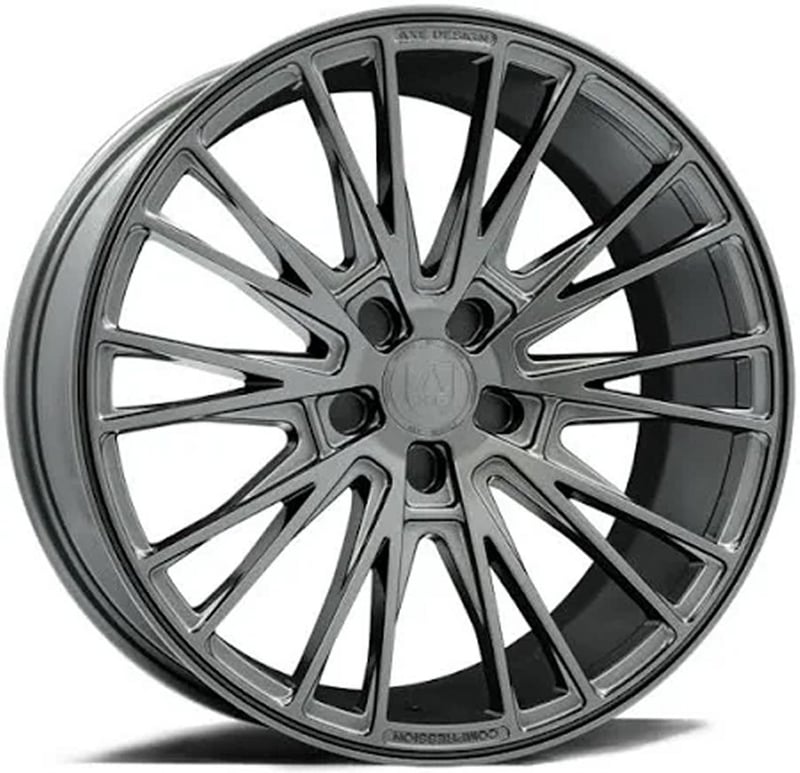 19x8.5 axe cf2 grey (compression forged) 5x120 40mm (custom)