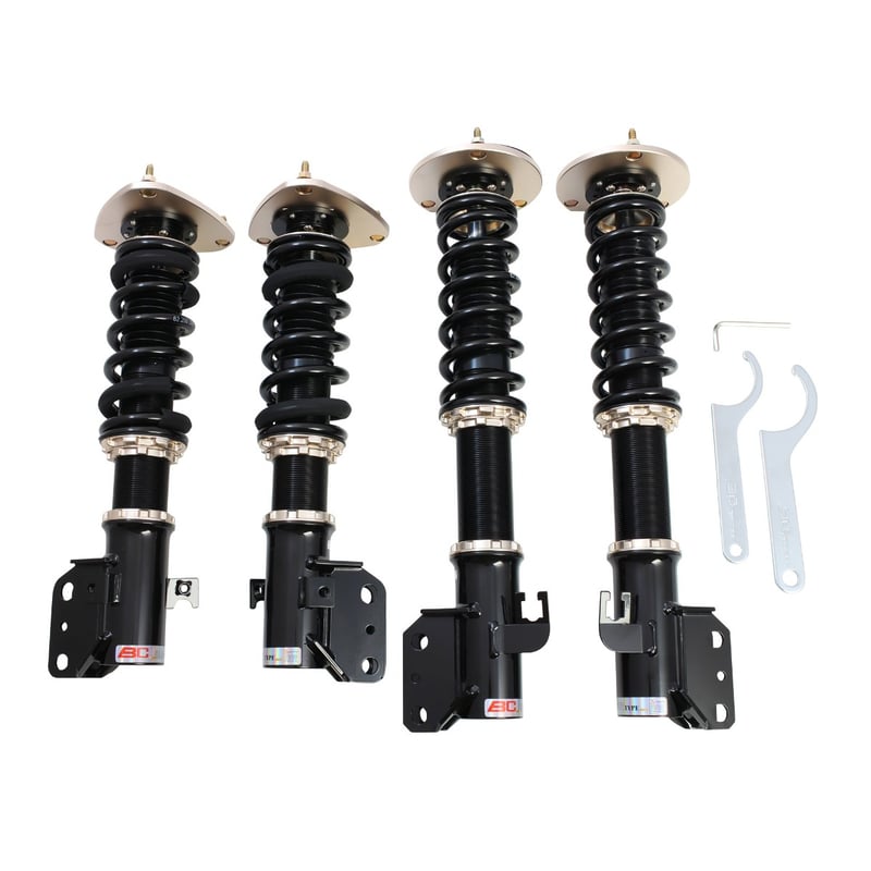 bc racing br series coilover 2002-2007 subaru impreza wrx w/ rear camber plates f-02-br-rc