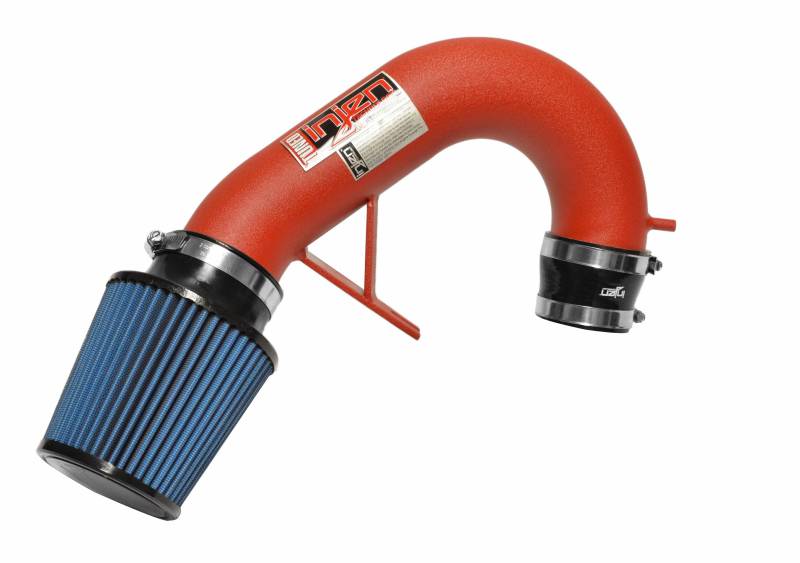 injen 17-21 audi a4 2.0t wrinkle red short ram air intake sp3087wr