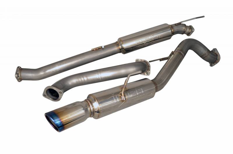 injen 14-19 ford fiesta st 1.6l turbo 4cyl 3in cat-back stainless steel exhaust w/ burnt ss tip ses9016rs
