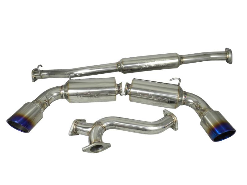injen 13-20 subaru brz/toyota 86 2.0l 4cyl ss cb exhaust w/ dual injen embossed muffler ses1230tt