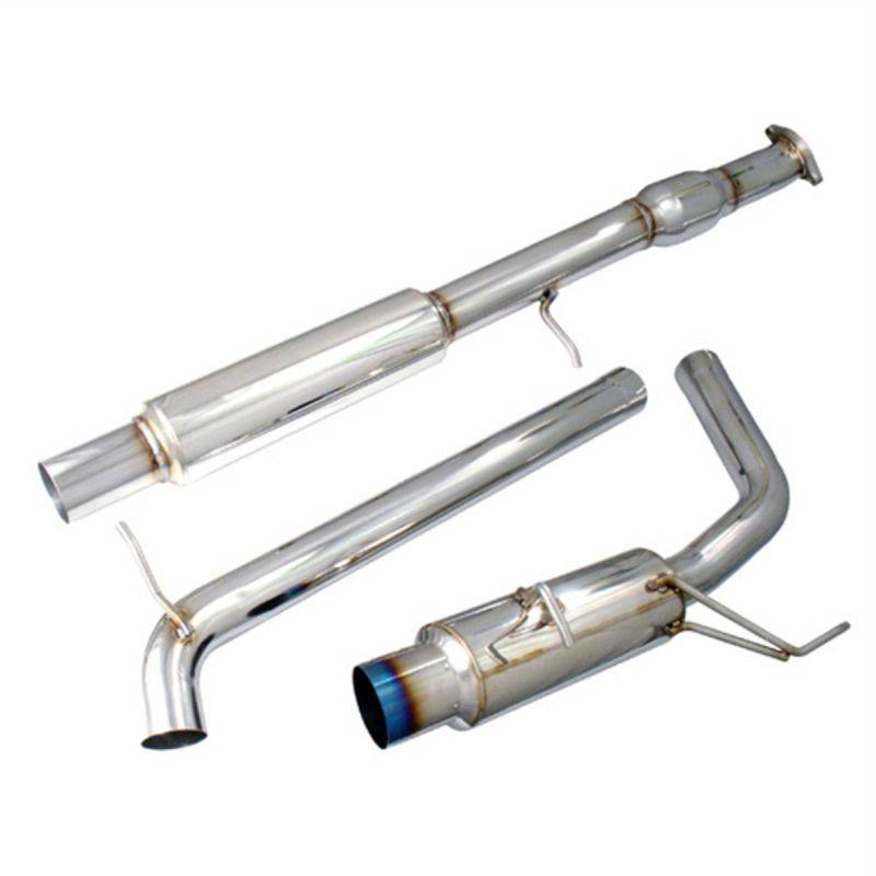 injen 06-09 eclipse 3.8l v6 76mm cat-back exhaust w/ titanium tip (includes catalytic converter) ses1873tt