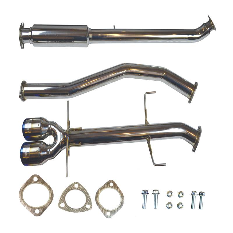 injen 17-20 honda civic si 1.5l turbo (sedan only) 3in cat-back stainless steel exhaust ses1581tt