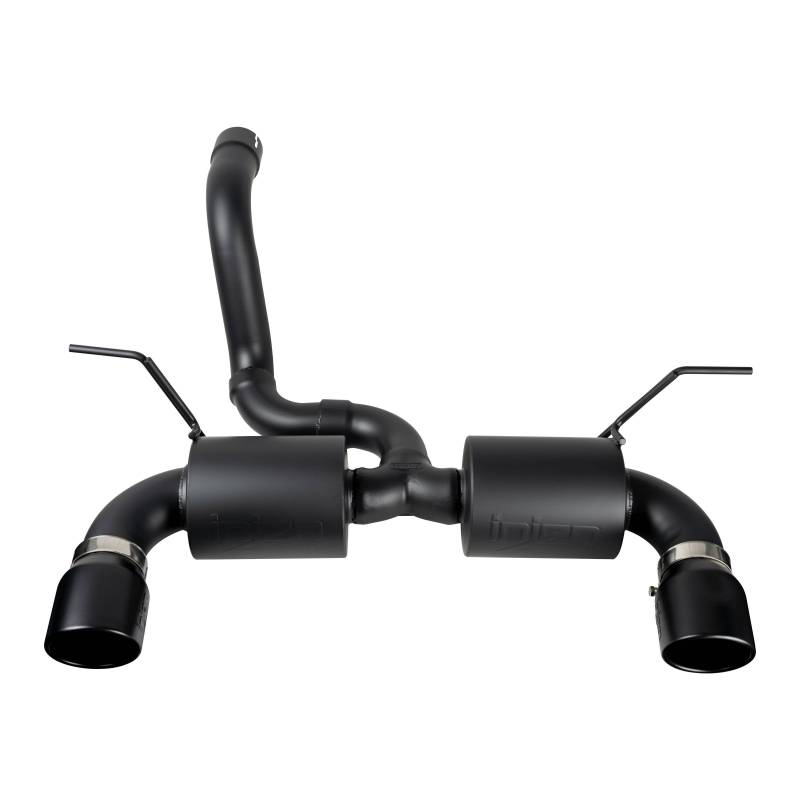 injen 18-21 jeep wrangler jl l4-2.0l turbo / v6-3.6l ss axle-back exhaust - black ses5005blk