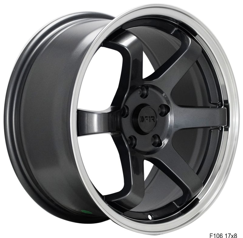 F1R F106 Gunmetal w/ Polished Lip
