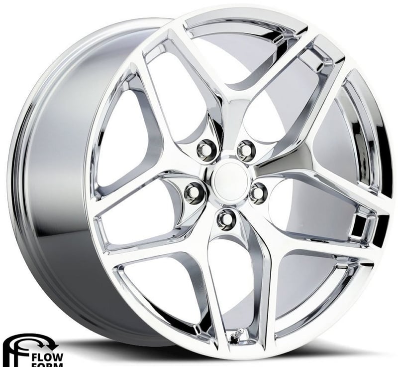 20x10 camaro z28 replica wheel chrome fr27f (flow form) 5x120 35mm
