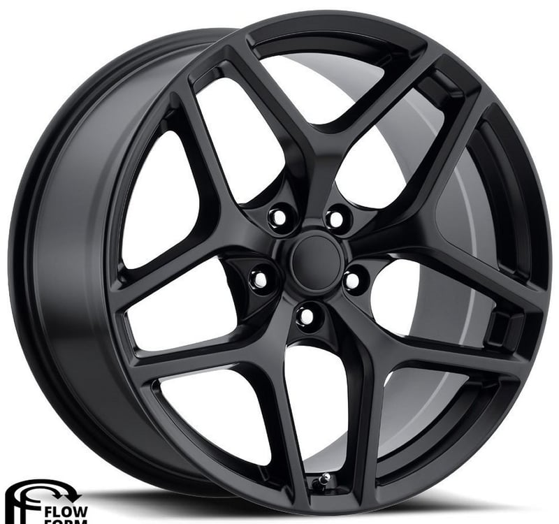 20x10 camaro z28 replica wheel satin black fr27f (flow form) 5x120 23mm