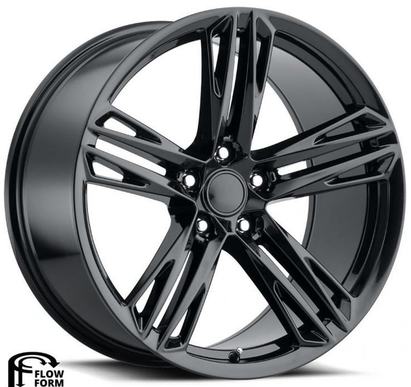 20x10 camaro 1le replica wheel gloss black fr35f (flow form) 5x120 35mm