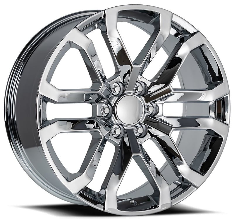 22x9 gmc 2019 denali replica wheel chrome fr95 6x5.5/139.7 24mm