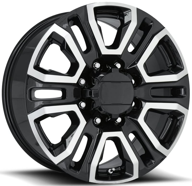 Factory Reproductions Replica GM Denali 2500 FR275 Replica Wheel Gloss Black Machined