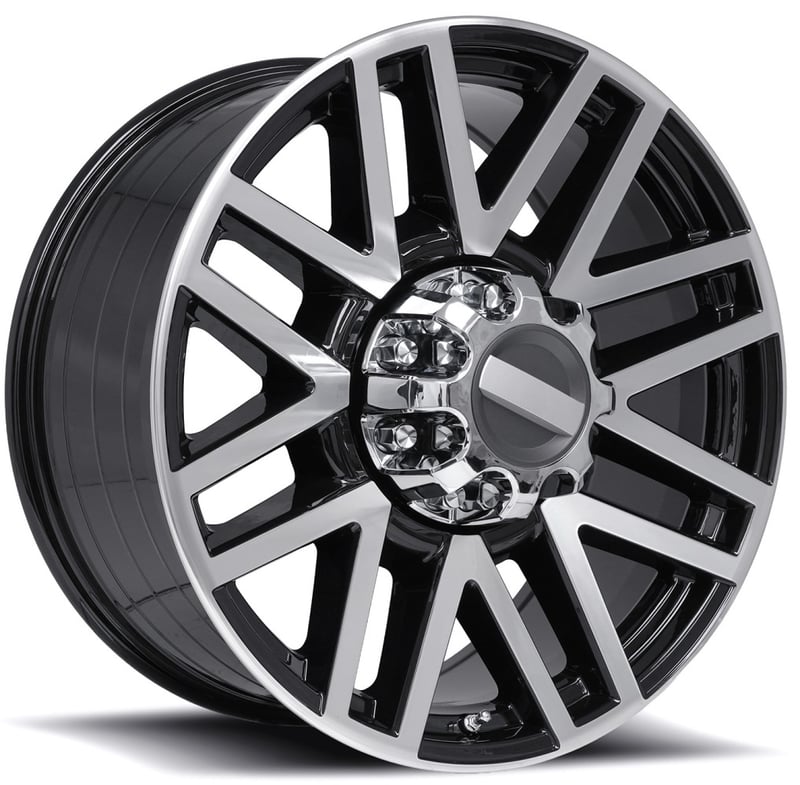 Factory Reproductions Replica Ford Super Duty FR751 Replica Wheel Gloss Black Machined