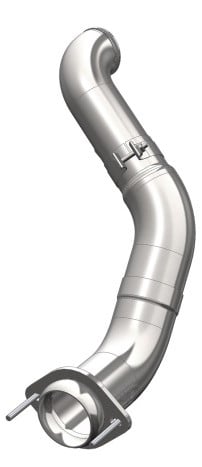 mbrp 11-15 ford 6.7l powerstroke (cab & chassis only) 4in turbo down-pipe aluminized falca459