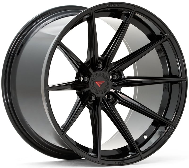 22x10.5 ferrada forge-8 fr10 obsidian black (rotary forged) 5x112 40mm