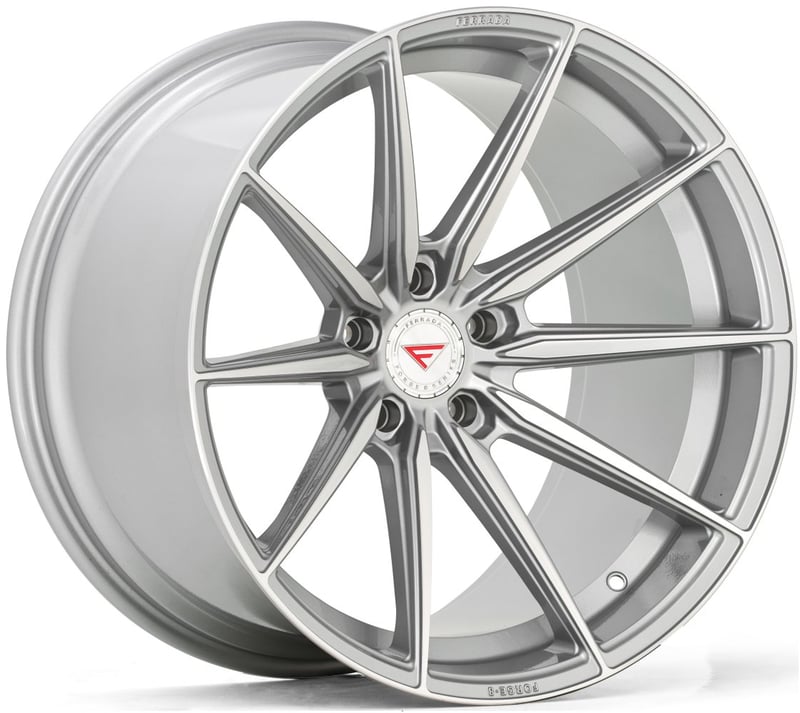20x10 ferrada forge-8 fr10 machine silver (rotary forged) 5x115 13mm