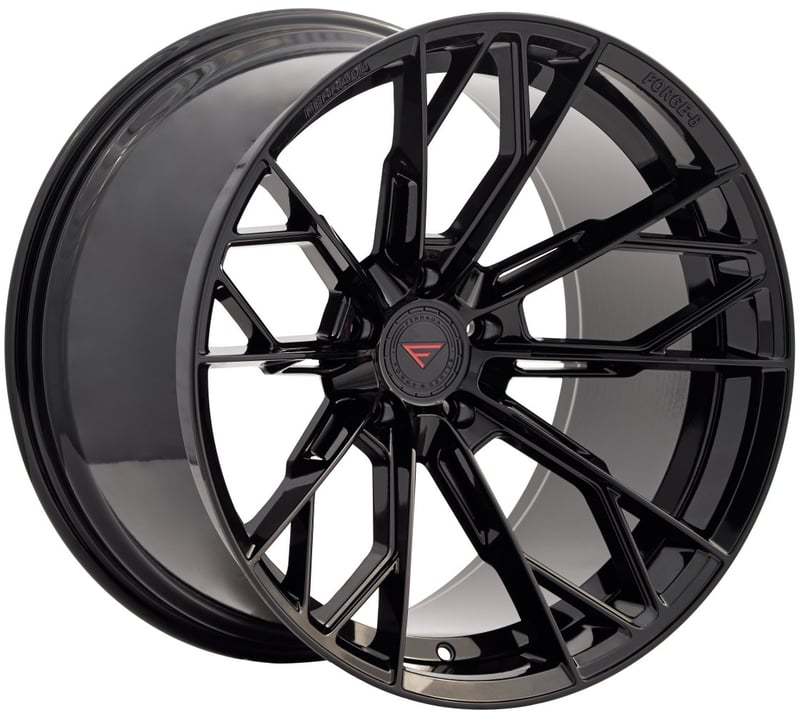 22x9 ferrada forge-8 fr11 obsidian black (rotary forged) 5x120 30mm