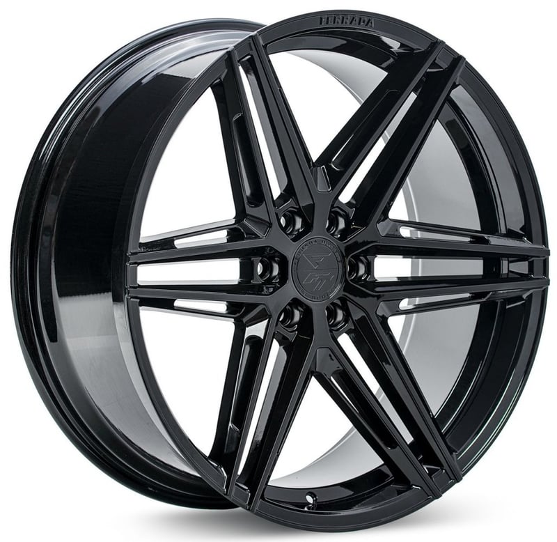 24x10 ferrada ft4 gloss black 6x135 20mm