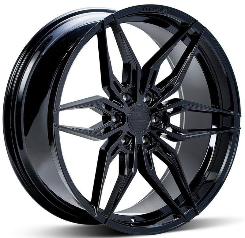 22x9.5 ferrada ft5 gloss black 6x135 20mm