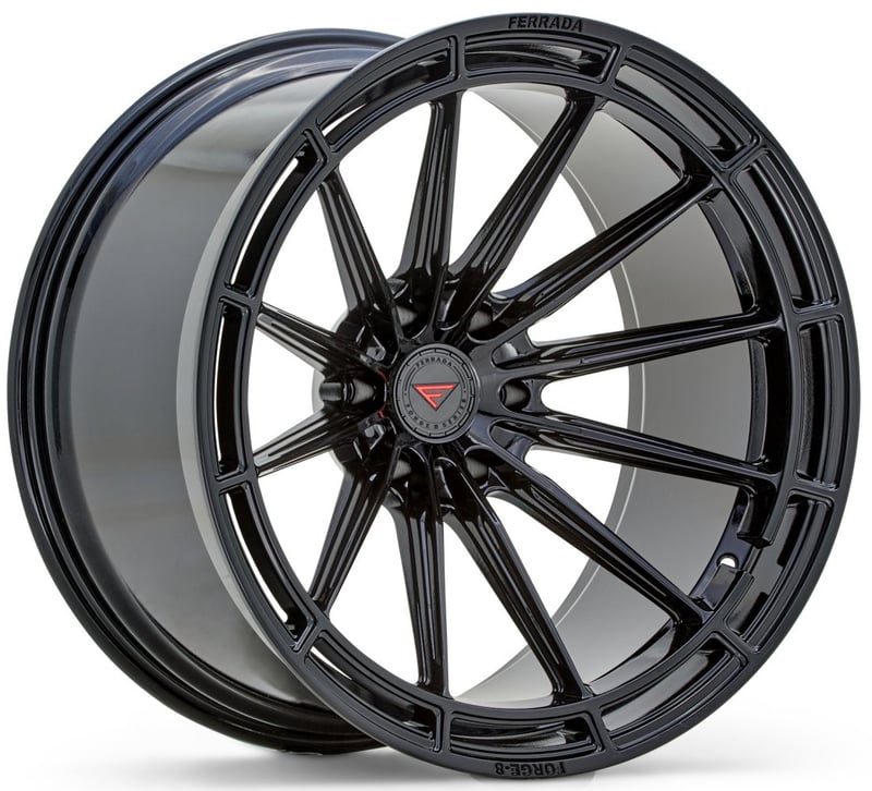 22x10 ferrada forge-8 off-road ftr14 obsidian black (rotary forged) (* may require trimming) 6x5.5/139.7 -44mm